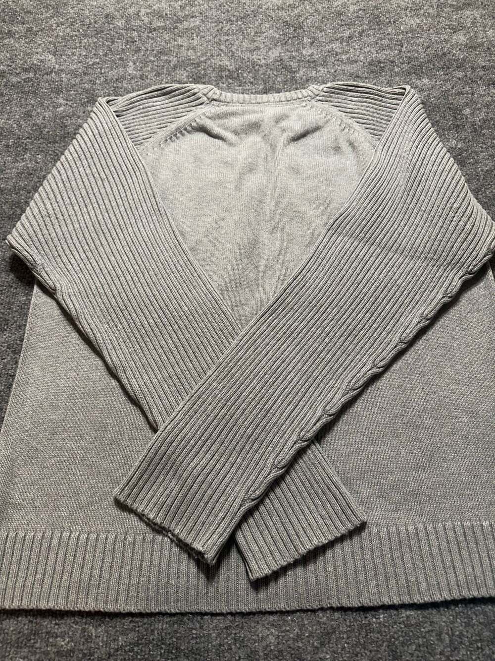 Timberland Stratham Issue Grey 100% Cotton Crewneck Sweater Fisherman [0089]